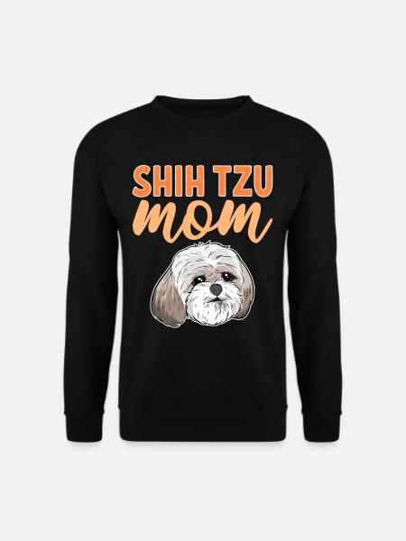 Shih Tzu Mom Dog Owner - Unisex Pullover - Schwarz