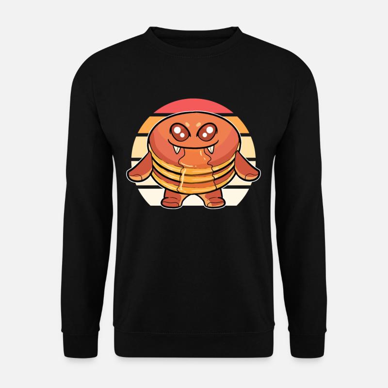 Pancakes Pancake Monster - Unisex Sweatshirt - black
