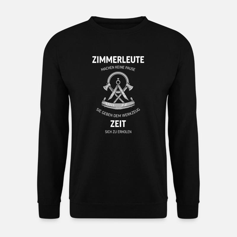 Zimmermann Spruchl I Zunft Wappen Motiv für - Unisex Pullover - Schwarz