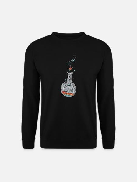 Chemie I Reagenzglas Labor Mikroskop für - Unisex Pullover - Schwarz