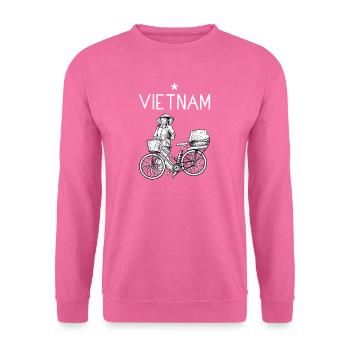 Vietnam I Hanoi Scooter Pho Bo Motif de voyage pour - Sweat-shirt Unisexe - rose - Devant