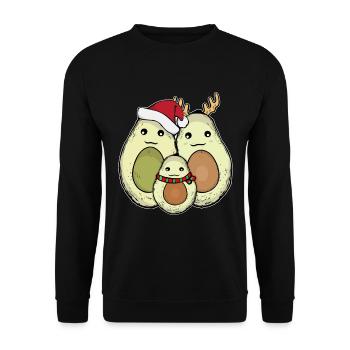Avocat Amoureux Cadeau Noël Avocat - Sweat-shirt Unisexe - noir - Devant - Alina (178cm) & Michal (187cm)