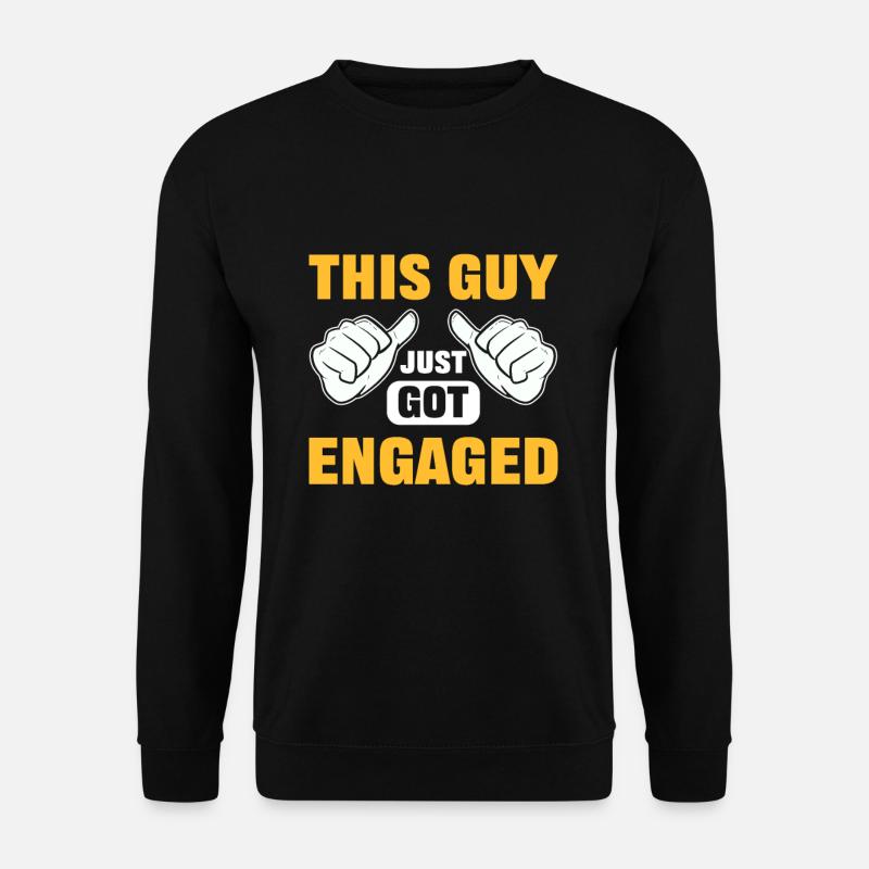 Ce gars vient de s’engager - Sweat-shirt Unisexe - noir