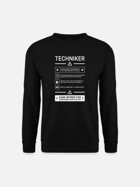 Staatlich geprüfter Techniker I Abschlussprüfung - Unisex Pullover - Schwarz