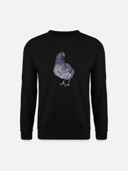 Araucana Hühner I Hühnerrasse Huhn Motiv für - Unisex Pullover - Schwarz