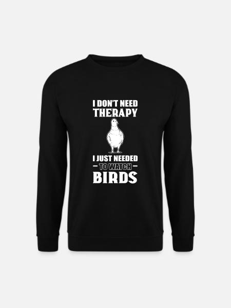 Vogel Beobachter Vögel Beobachten Vogelfreund Voge - Unisex Pullover - Schwarz