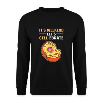 Biologiste Biologie Chimie Cellule Biochimiste Physique M - Sweat-shirt Unisexe - noir - Devant - Alina (178cm) & Michal (187cm)