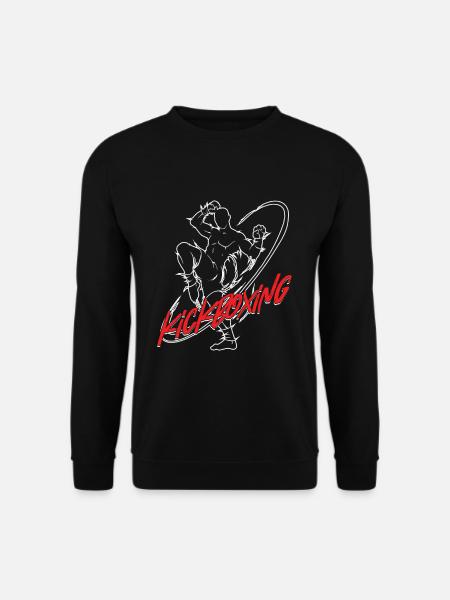 Kickboxing Fighter Kickboxer Fighting MMA - Unisex Sweatshirt - black