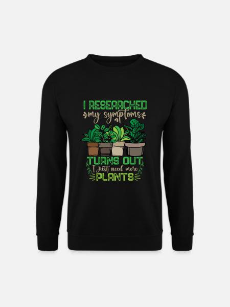 Plantes en pot Cadeau Femmes Fleuriste Plantes - Sweat-shirt Unisexe - noir