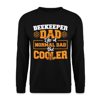 Imker Imkerei Biene Tierschutz Bienenvolk Bienenkr - Unisex Pullover - Schwarz - Vorne - Alina (178cm) & Michal (187cm)