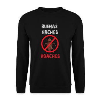 Kammerjäger I Vermin Motif for - Unisex Sweatshirt - black - Front - Alina (178cm) & Michal (187cm)