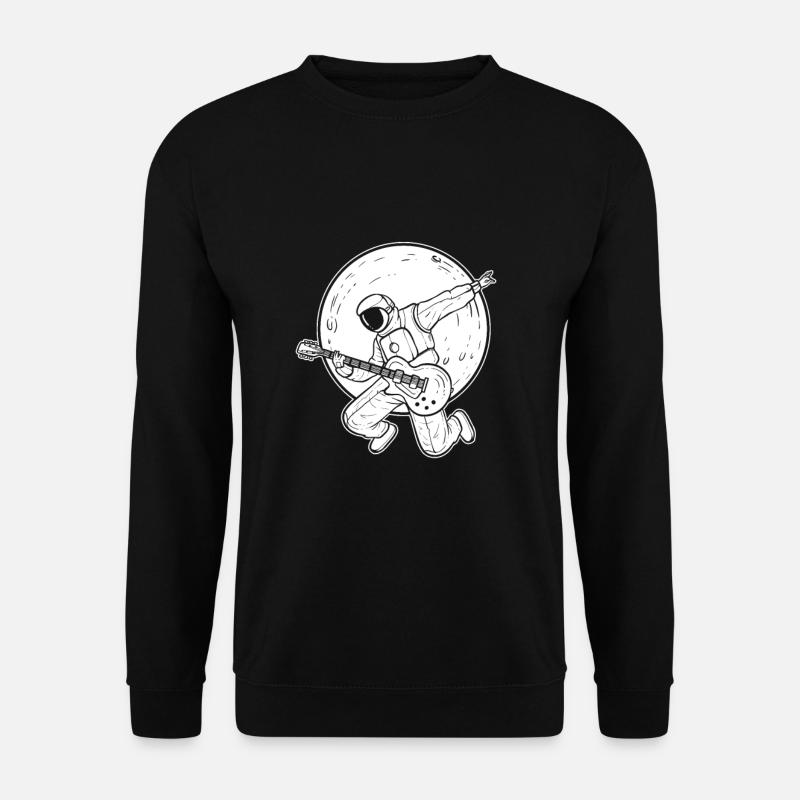 Guitariste astronaute guitariste - Sweat-shirt Unisexe - noir