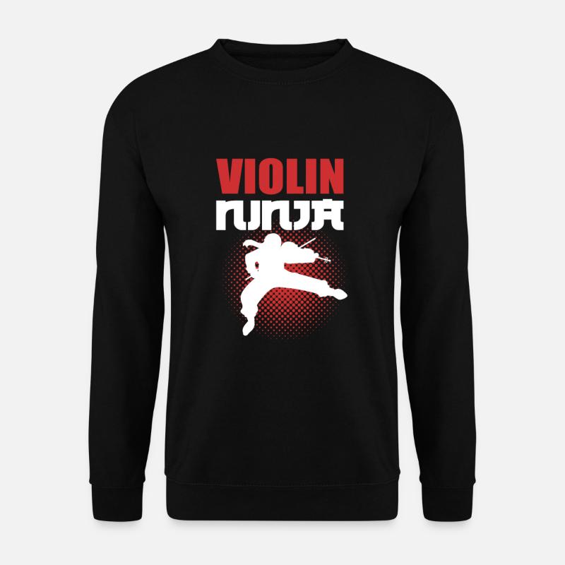 Violon Ninja Violoniste - Sweat-shirt Unisexe - noir