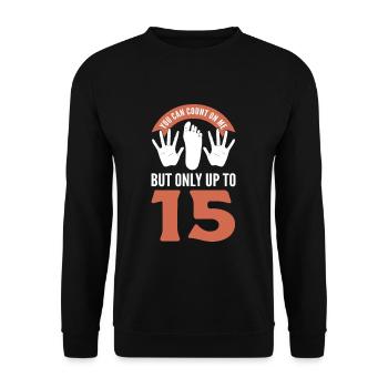 Amputierter Amputation Regierung Korruption - Unisex Pullover - Schwarz - Vorne - Alina (178cm) & Michal (187cm)