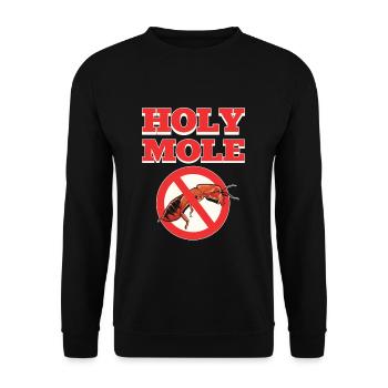 Holy Moles Pest Control Extermination - Sweat-shirt Unisexe - noir - Devant - Alina (178cm) & Michal (187cm)
