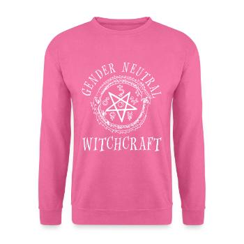Gender Neutral Witchcraft Coven Wicca Witch - Unisex Sweatshirt - pink - Front