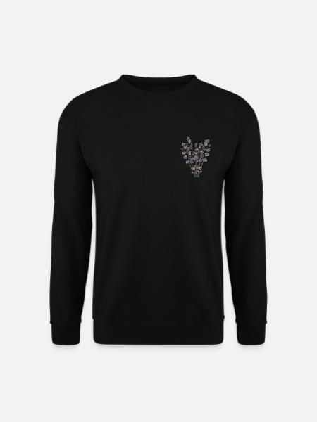 Lavender I Team Bride Fleur Couronne Mariage Boho - Sweat-shirt Unisexe - noir