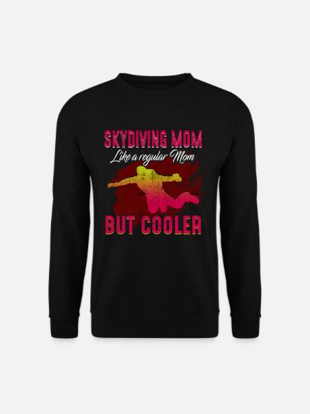 Skydiving Mother - Unisex Sweatshirt - black