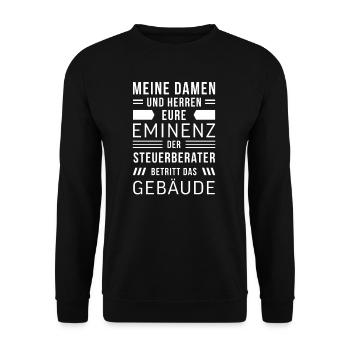 Steuerberater I Examen Finanzen Steuern Motiv für - Unisex Pullover - Schwarz - Vorne - Alina (178cm) & Michal (187cm)