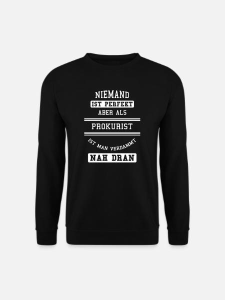 Prokurist I Prokura juristisches Motiv für - Unisex Pullover - Schwarz