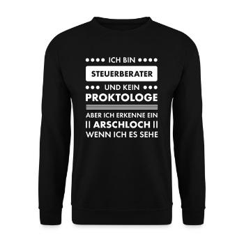 Steuerberater I Examen Finanzen Steuern Motiv für - Unisex Pullover - Schwarz - Vorne - Alina (178cm) & Michal (187cm)