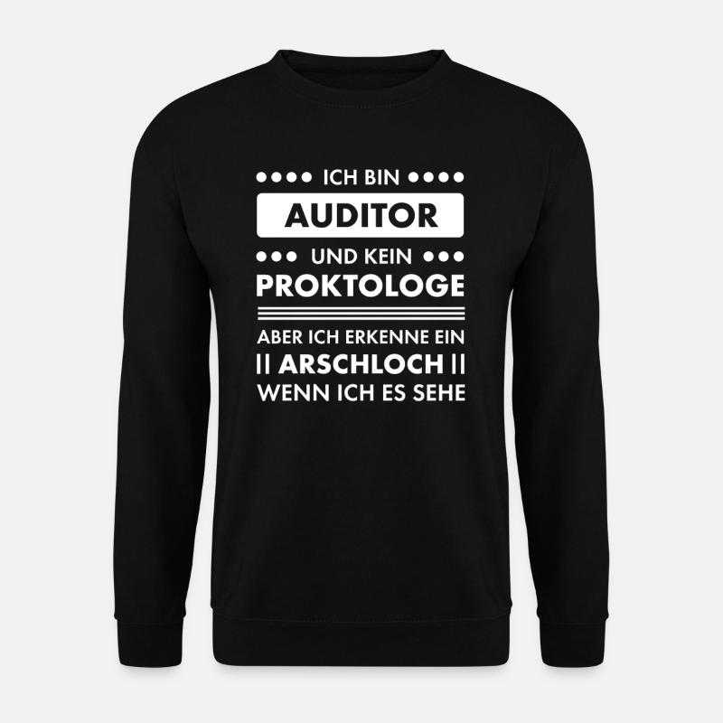 Auditor I Audit Motiv für internen oder externen - Unisex Pullover - Schwarz