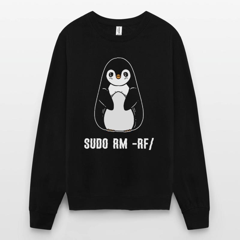 sudo rm rf / Programmeur informatique Linux Sweat-shirt Unisexe