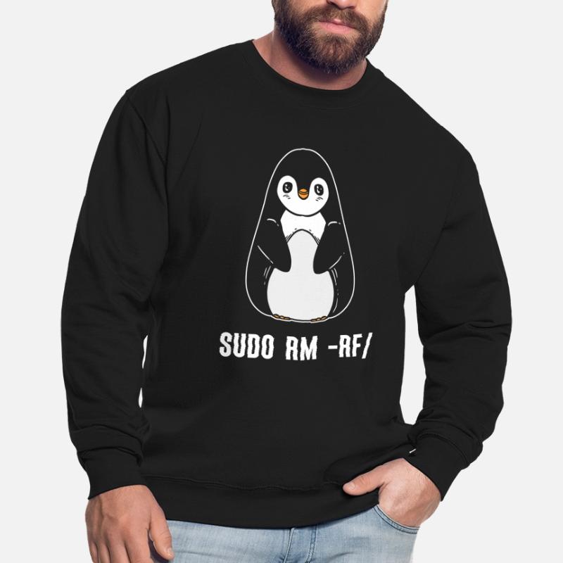 sudo rm rf / Programmeur informatique Linux Sweat-shirt Unisexe