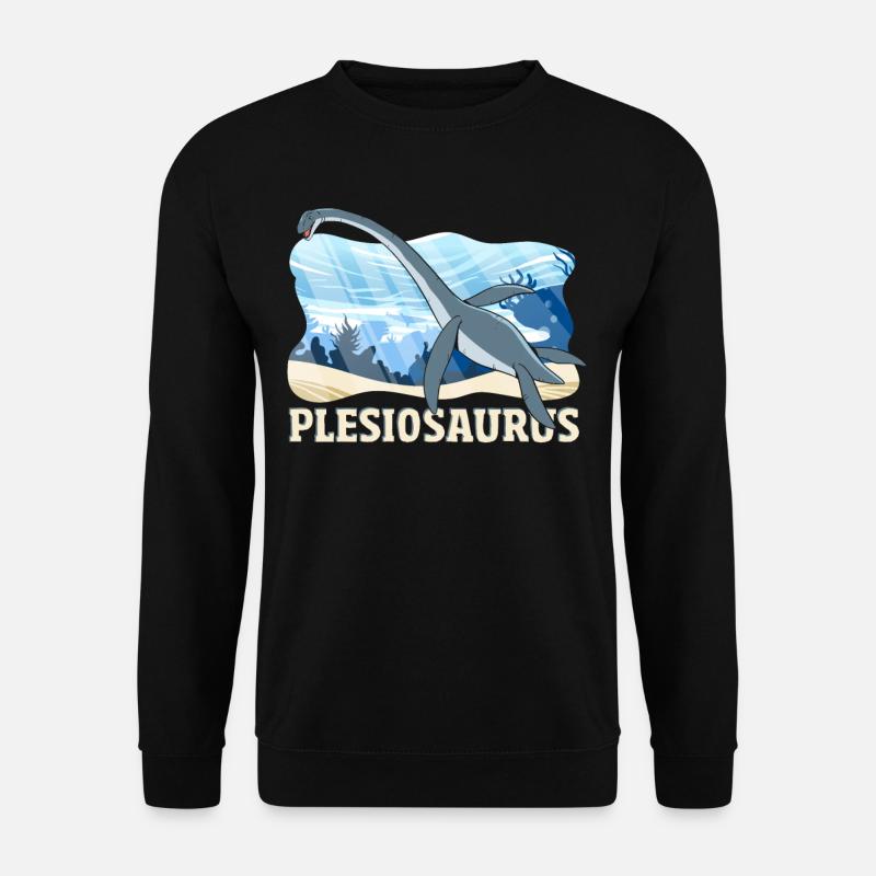 Plesiosaurus Dinosaure - Sweat-shirt Unisexe - noir