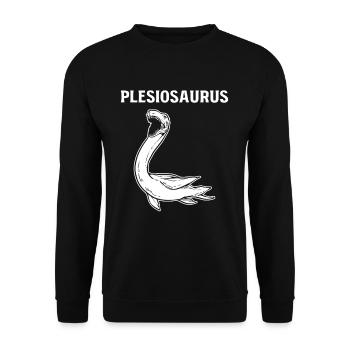 Plesiosaurus Dinosaure - Sweat-shirt Unisexe - noir - Devant - Alina (178cm) & Michal (187cm)