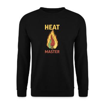 Chili Jalapenos Habaneros Carolina Reaper - Unisex Sweatshirt - black - Front - Alina (178cm) & Michal (187cm)