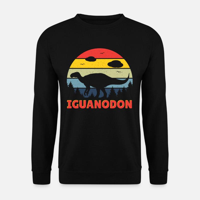 Iguanodon Dinosaur - Unisex Sweatshirt - black