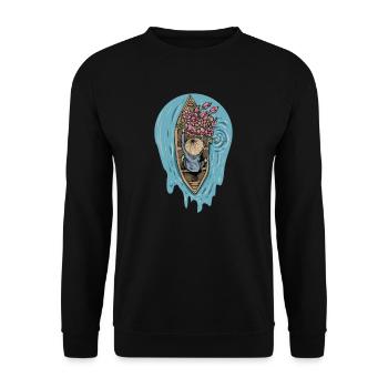 Vietnam I Saigon Scooter Pho Bo Motif de voyage pour - Sweat-shirt Unisexe - noir - Devant - Alina (178cm) & Michal (187cm)