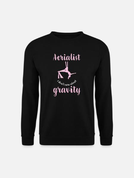 Aerial Silks I acrobatics dancer yoga design for - Unisex Pullover - Schwarz