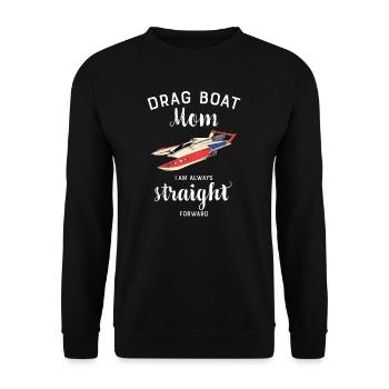 Drag Boat Racing I Drag Boat Driver Speedboat - Unisex Pullover - Schwarz - Vorne - Alina (178cm) & Michal (187cm)