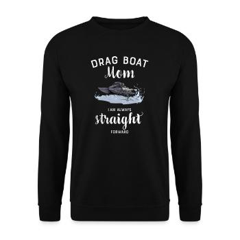 Drag Boat Racing I Drag Boat Driver Speedboat - Unisex Pullover - Schwarz - Vorne - Alina (178cm) & Michal (187cm)