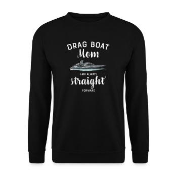Drag Boat Racing I Drag Boat Driver Speedboat - Unisex Pullover - Schwarz - Vorne - Alina (178cm) & Michal (187cm)