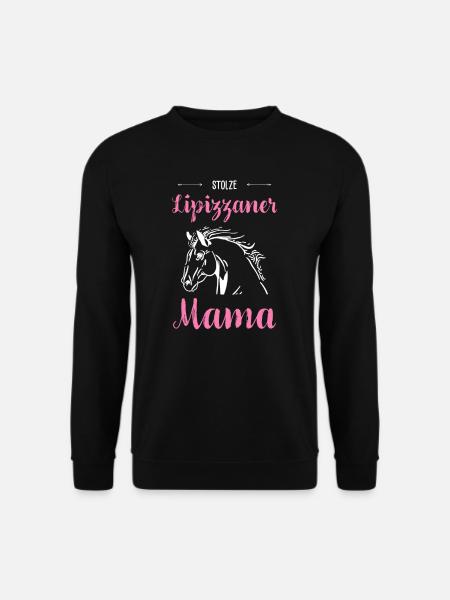 Lipizzaner I Pony Pferde Spruch Motiv für Reiterin - Unisex Pullover - Schwarz