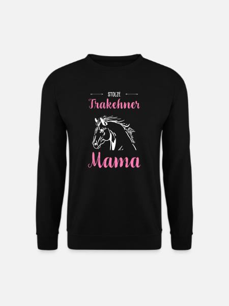 Trakehner I Pony Pferde Spruch Motiv für Reiterin - Unisex Pullover - Schwarz