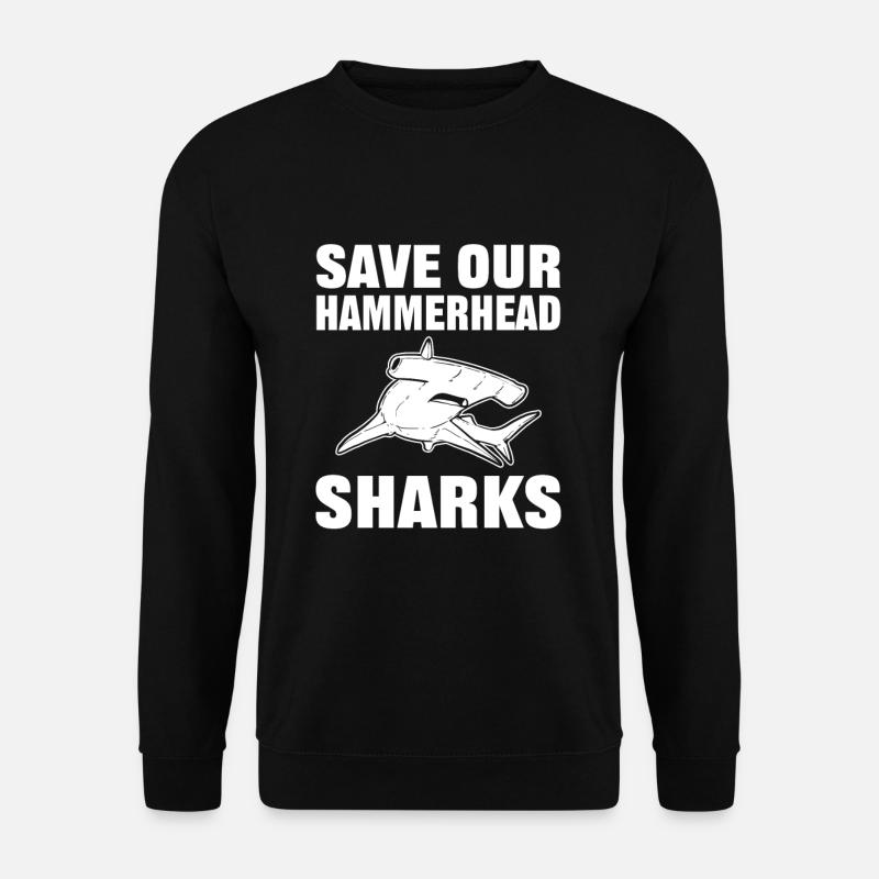 Save Our Hammerhead Sharks Shark - Unisex Sweatshirt - black