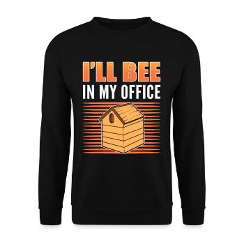 Imker Imkerei Biene Bienenvolk Bienenstock Natursc - Unisex Pullover - Schwarz - Vorne - Alina (178cm) & Michal (187cm)