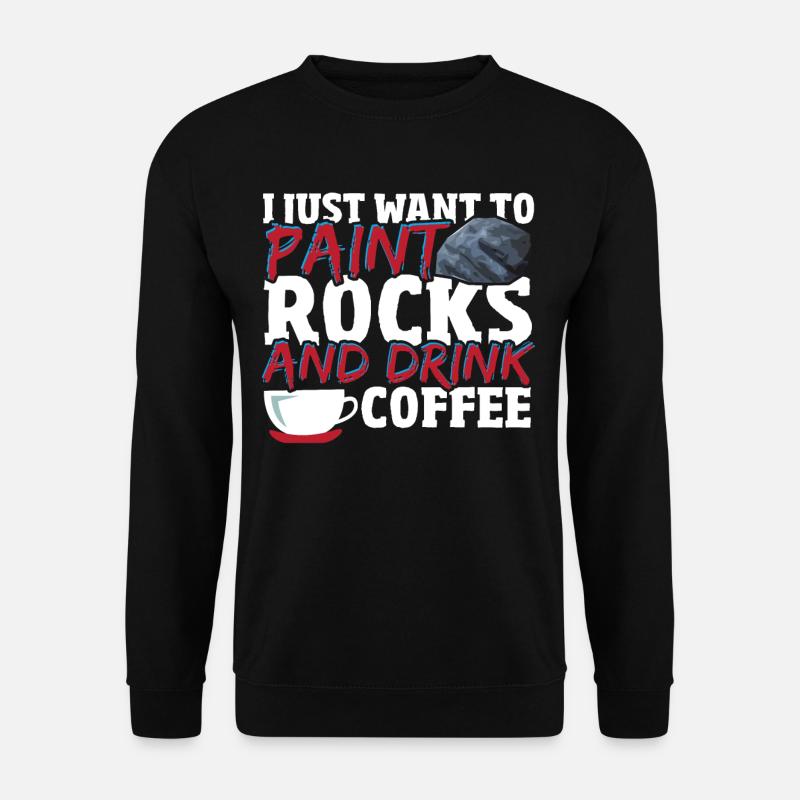 Sten Maling Sten Sten Glade Sten Au - Unisex sweater - sort