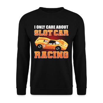 Slotcar Rennen Slotcar Racing Slot Car Racing RC - Sweat-shirt Unisexe - noir - Devant - Alina (178cm) & Michal (187cm)