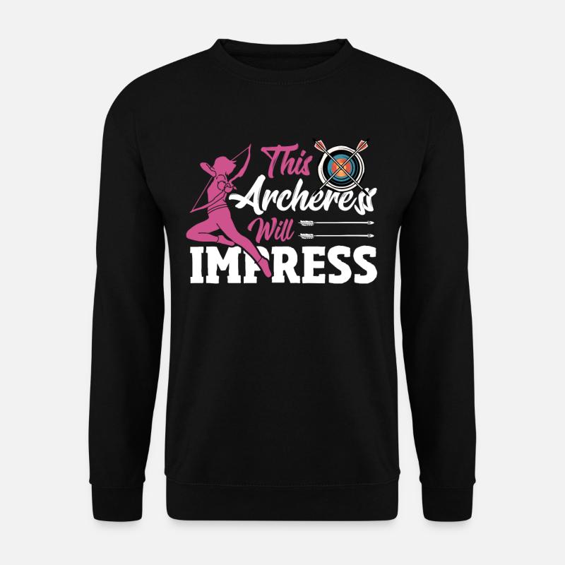 Archer Archer Tir à l’arc - Sweat-shirt Unisexe - noir