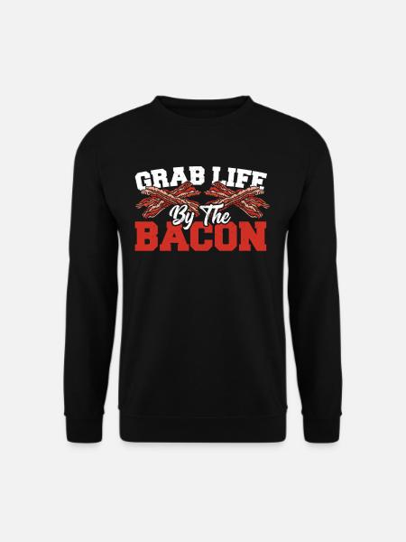Speck Frühstück Schinken Schwein - Unisex Pullover - Schwarz