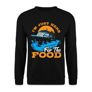 Bateau de croisière Vacances Famille - Sweat-shirt Unisexe - noir - Devant - Alina (178cm) & Michal (187cm)