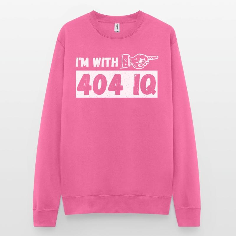 I'm with Stupid 404 Error Programmer Coding Unisex Pullover