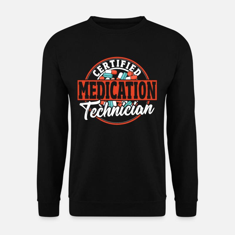 Certified Medication Technician Pharmacy - Unisex Sweatshirt - black