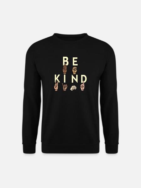 Gehörlos Schwerhörig Hörgerät Gebärdensprache - Unisex Pullover - Schwarz