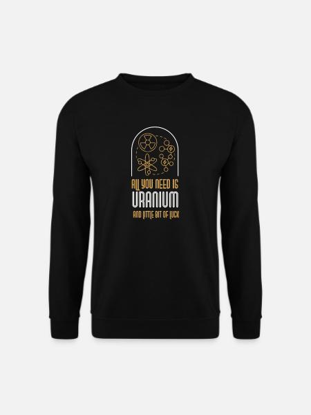 Atomkraftwerk Nuklear Energie Erneuerbare Energie - Unisex Pullover - Schwarz